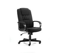 dynamic Moore Executive Chair Basic Tilt Fabric Fixed Armrest Black 125 kg Moore 680 x 680 x 1,130 mm