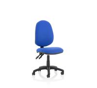 Eclipse II Lever Task Operator Chair Blue Without Arms