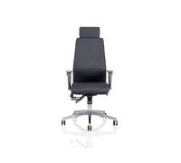 Dynamic OP000094 Onyx Ergo Posture Chair with Arms and Headrest - Black