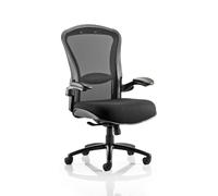 Houston Task Operator Chair Mesh Back Black Fabric Seat Wit