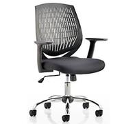 dynamic Operator Chair Basic Tilt Fabric Fixed Armrest Black 110 kg Dura