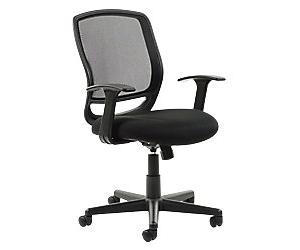 dynamic Operator Chair Basic Tilt Mesh Fixed Armrest Black 120 kg Mave