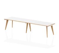 dynamic Computer Desk Oslo OSR216WHT White 3200 mm x 800 mm x 730 mm