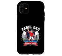 Dynamic Padel Dad Finals Mindset Champion Illustration Case for iPhone 11