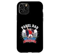 Dynamic Padel Dad Finals Mindset Champion Illustration Case for iPhone 11 Pro