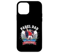 Dynamic Padel Dad Finals Mindset Champion Illustration Case for iPhone 12 mini