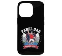 Dynamic Padel Dad Finals Mindset Champion Illustration Case for iPhone 13 Pro