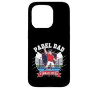 Dynamic Padel Dad Finals Mindset Champion Illustration Case for iPhone 15 Pro