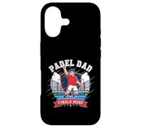 Dynamic Padel Dad Finals Mindset Champion Illustration Case for iPhone 17