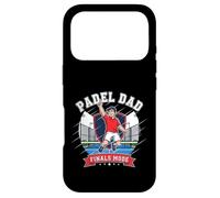 Dynamic Padel Dad Finals Mindset Champion Illustration Case for iPhone 17 Pro