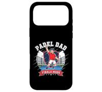 Dynamic Padel Dad Finals Mindset Champion Illustration Case for iPhone 17 Pro Max
