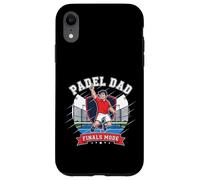 Dynamic Padel Dad Finals Mindset Champion Illustration Case for iPhone XR