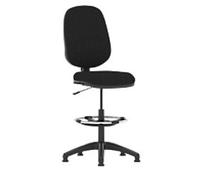 Dynamic Permanent Contact Backrest Task Operator Chair Without Arms Eclipse I Without Headrest High Back and Hi Rise Draughtsman Kit