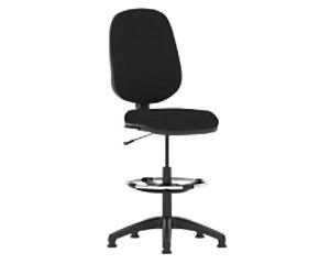 Dynamic Permanent Contact Backrest Task Operator Chair Without Arms Eclipse I Without Headrest High Back and Hi Rise Draughtsman Kit