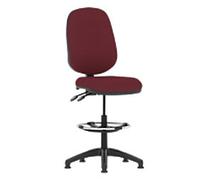 Dynamic Permanent Contact Backrest Task Operator Chair Without Arms Eclipse II Ginseng Chilli Seat High Back