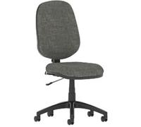 Dynamic Permanent Contact Backrest Task Operator Chair Without Arms Eclipse Plus I Charcoal Seat High Back