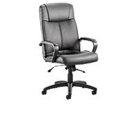 dynamic Plaza Executive Chair Basic Tilt Bonded leather Fixed Armrest Black 124 kg Plaza 635 x 710 x 1,075 mm