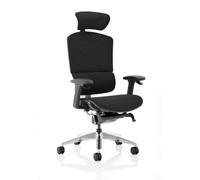 Ergo Click Plus Black FabriMesh With Headrest