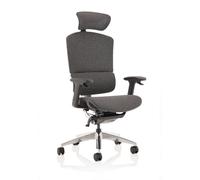 Ergo Click Plus Grey Fabrimesh with Headrest