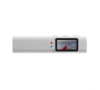 Dynamic Portable Video Recorder featuring Enhanced Technology including a Broad Viewing Angle & Water Resistance for Exciting Use Cases (White)