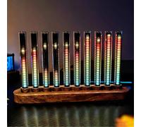 Dynamic RGB Rhythm Light with Nixie Tubes for Desktop, Studio, and Gaming Room Ambiance