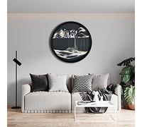 Dynamic Sand Art Liquid Motion Sensory Toy - Moving Sand Picture - Glass Craft - Natural Sand Painting - Unique Wall Art Decoration for Home and Office