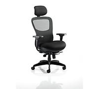 dynamic SGreenth Posture Chair Synchro Tilt Mesh Optional Armrest Black 135 kg Stealth Shadow 780 x 680 x 1,330 mm