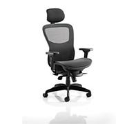 dynamic SGreenth Posture Chair Synchro Tilt Mesh Optional Armrest Black 135 kg Stealth Shadow II 780 x 680 x 1,330 mm