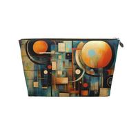 Dynamic Shape Fusion Leather Toiletry Bag, Travel Wash Kit