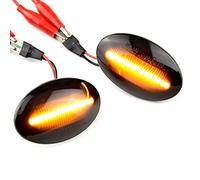 Dynamic Side Marker Light compatible with Fo-rd Fie-sta III IV MK3 MK4 KA Mo-ndeo Tra-nsit To-urneo MK6 MK7