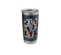 Dynamic Skateboard Symphony Inspired Chalk Art Stainless Steel Insulated Tumbler