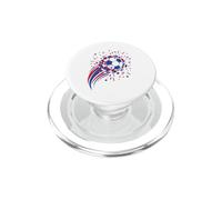 Dynamic Soccer Ball Shattered Fragments Stars & Confetti PopSockets PopGrip for MagSafe