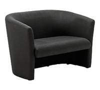 dynamic Sofa Fixed Armrest Black 250 kg Neo 1,230 x 680 x 780 mm