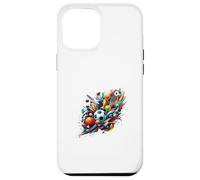 Dynamic Sports-Themed Design with Various Elements - S35 Case for iPhone 12 Pro Max