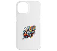 Dynamic Sports-Themed Design with Various Elements - S35 Case for iPhone 14