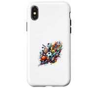 Dynamic Sports-Themed Design with Various Elements - S35 Case for iPhone X/XS