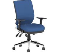 dynamic Stevia Operator Chair Synchro Tilt Fabric Height-Adjustable Armrest Blue 110 kg Chiro 650 x 590 x 900 mm
