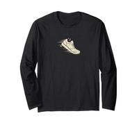 Dynamic Stride Running Sneaker Spirit Design Long Sleeve T-Shirt