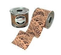 Dynamic Tape | Biomechanical Adhesive Tape | for Sports & Physio | Knee, Ankle, Elbow, Leg, Muscle Support | Black 5 Centimetres x 5 Metres Roll (2" (5cm))