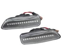 Dynamic Turn Indicator LED Fender Side Marker Light For Volvo For S60 V70 S80 XC70 For XC90 99-09 Dynamic Flowing Turn Signal Blinker 30722642 Sequential Signal Light(Dynamic Crystal Type)