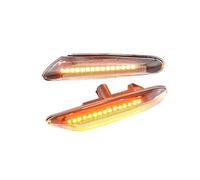 Dynamic Turn Indicator Sequential Flashing LED Turn Signal Side Marker Light Blinker For BMW For X3 For X1 For X5 X53 E60 E61 E46 E81 E82 E90 Sequential Signal Light(Crystal Pin Type)