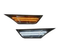 Dynamic Turn Signal Light 2Pcs Switchback Smoke LED Side Marker Light Parking Lamp For Civic 2016 2017 2018 2019 2020 2021 Car Accessories
