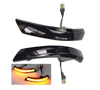 Dynamic Turn Signal Light for for Focus 2 3 Mk2 Mk3 for Mondeo Mk4 EU Rearview Mirror Indicator Side Flashing Lamp(Yellow)
