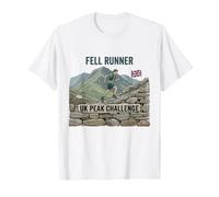 Dynamic UK British Fell Runner Peak Challenge UK Mountain T-Shirt
