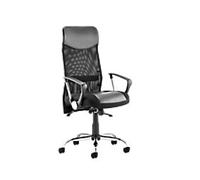 dynamic Vegas Executive Chair Basic Tilt Mesh Fabric Fixed Armrest Black 125 kg Vegas 630 x 585 x 1,120 mm