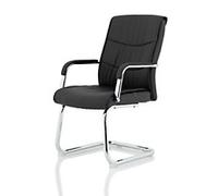 dynamic Visitor Chair Basic Tilt Fabric Fixed Armrest Black, Chrome 120 kg Carter Cantilever 580 x 580 x 985 mm