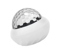 Dynamic Water Ripples LED Projector Lamp with Remote Control USB Powered Colorful Crystal Night Light for Home Decorating Remote Control Fluctuation Light White Conjuring Pellets Lamp