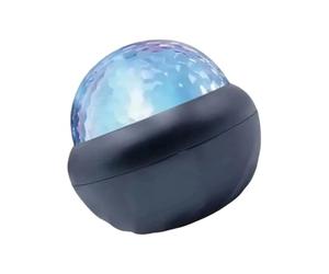 Dynamic Water Ripples LED Projector Lamp with Remote Control USB Powered Colorful Crystal Night Light for Home Decorating Remote Control Fluctuation Light White Conjuring Pellets Lamp