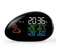 Dynamic Weather Clock LED Electronic Alarm with Temperature and Humidity