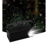 Dynamic White Firefly Projector, Firefly Garden Christmas Lights with 5-20M Projection & 50-300㎡ Coverage, Adjustable Angle for Garden, Patio Decor & Xmas Party